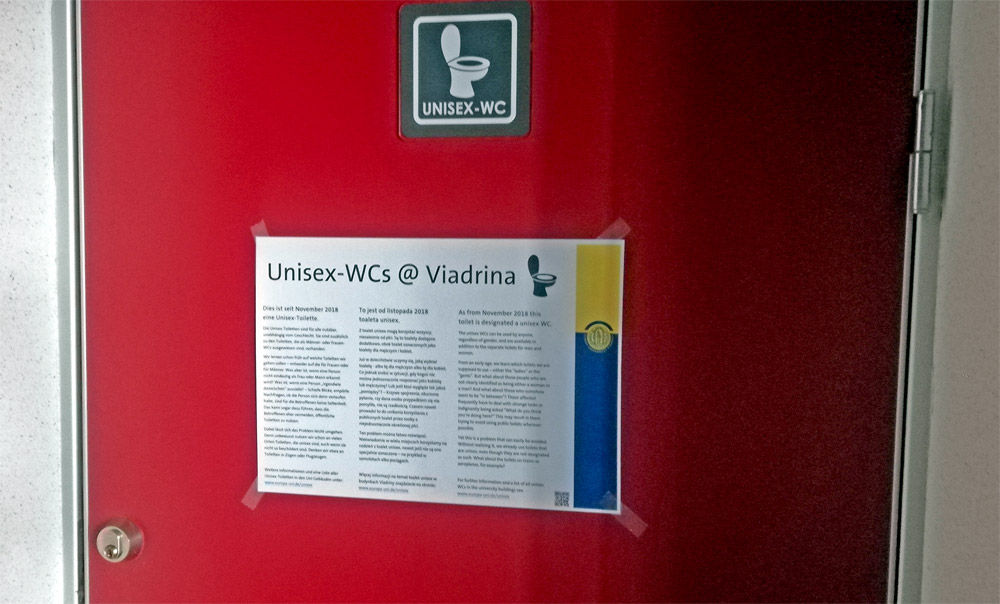 UNISEX wc