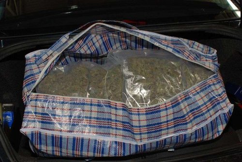 Narkotyki w bagażniku