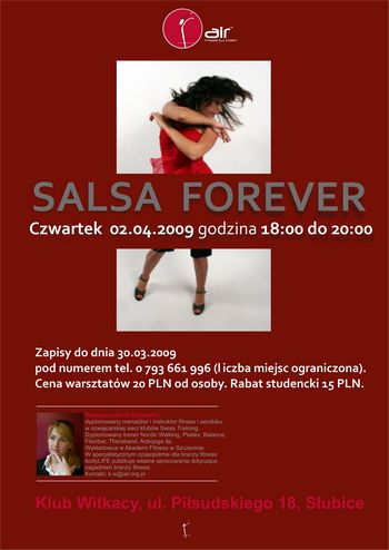 Słubice: Przyjdź na kurs tańca - Salsa Forever  - wejściówki do wygrania