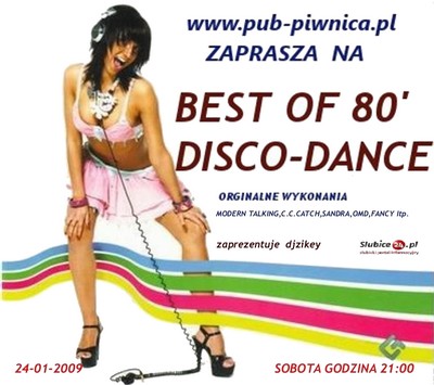 Słubice: Impreza z muzyką lat 80 w Pubie Piwnica