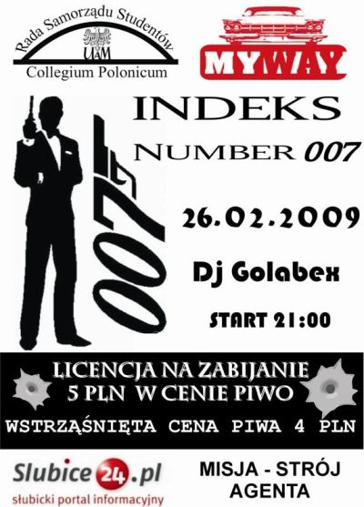 Impreza Index 007 w klubie MyWay
