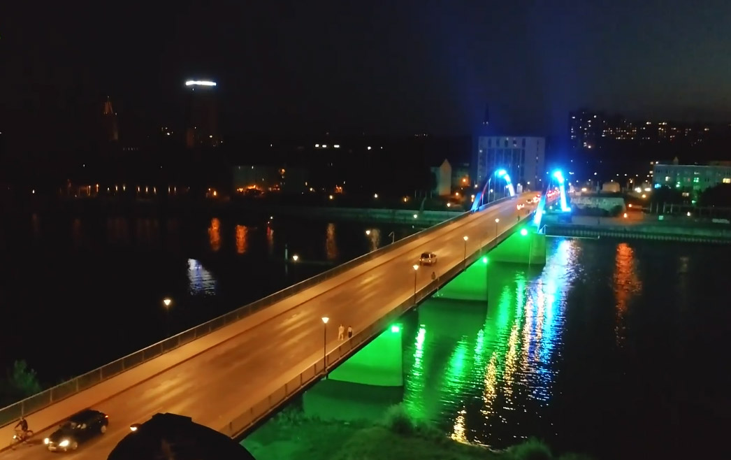 Podświetlenie mostu