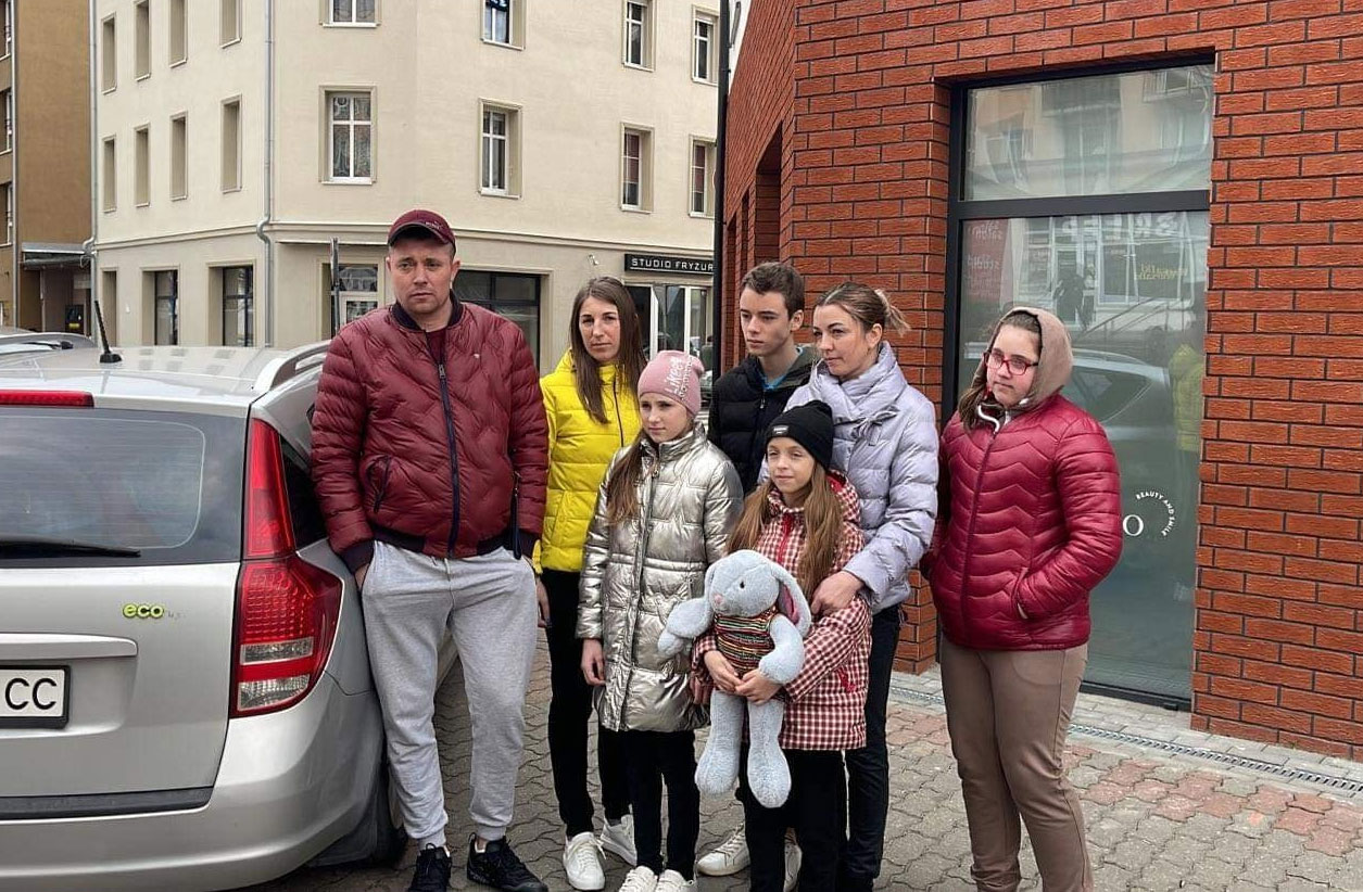 Rodzina z Ukrainy