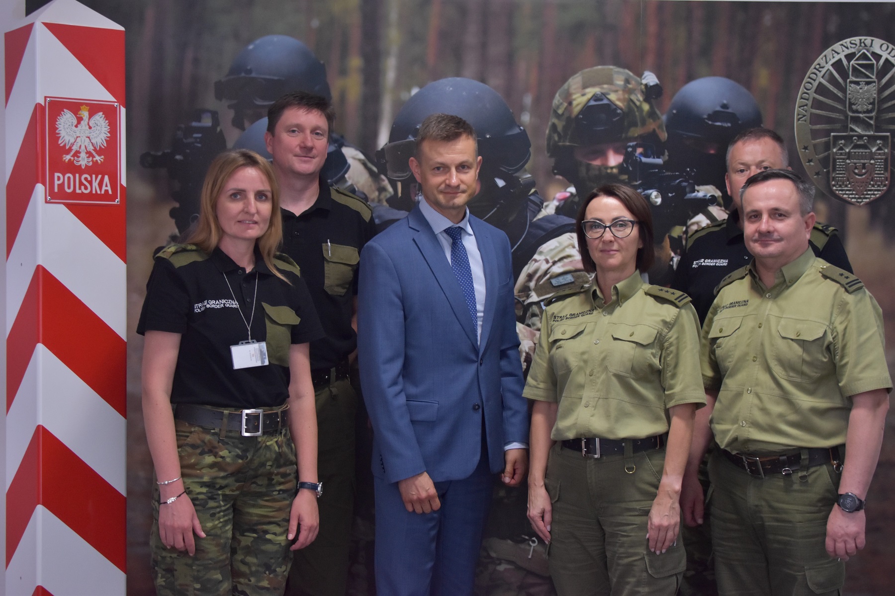 Szef Urzędu do Spraw Cudzoziemców odwiedził lubuskich pograniczników