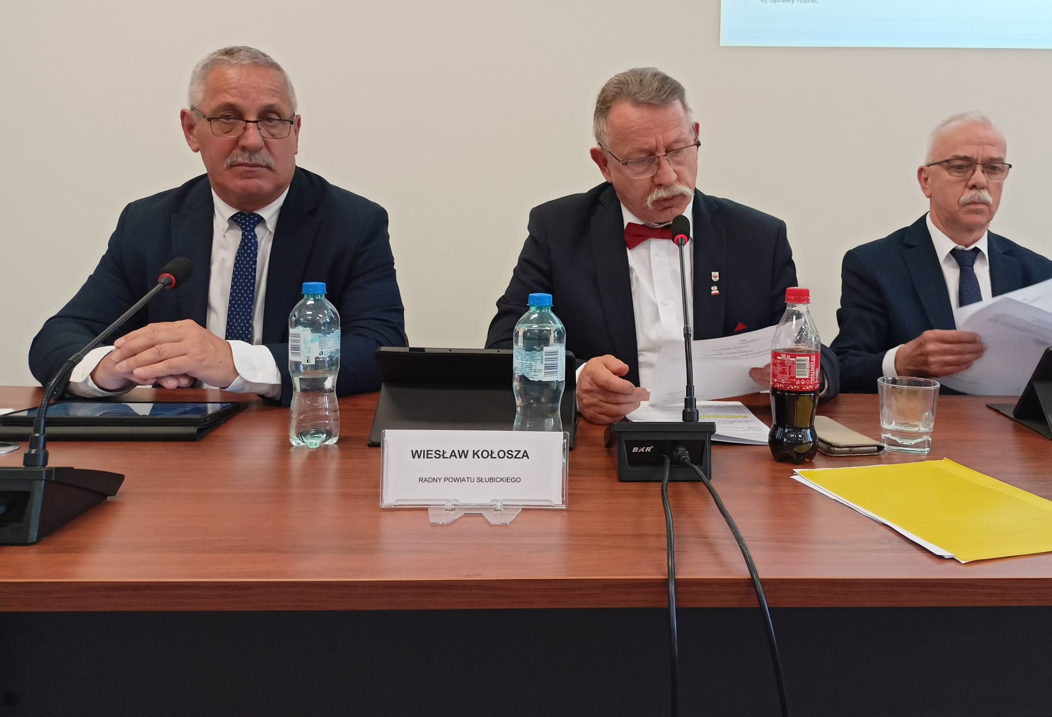 Wiesław Kołosza pozostanie przewodniczącym Rady Powiatu Słubickiego