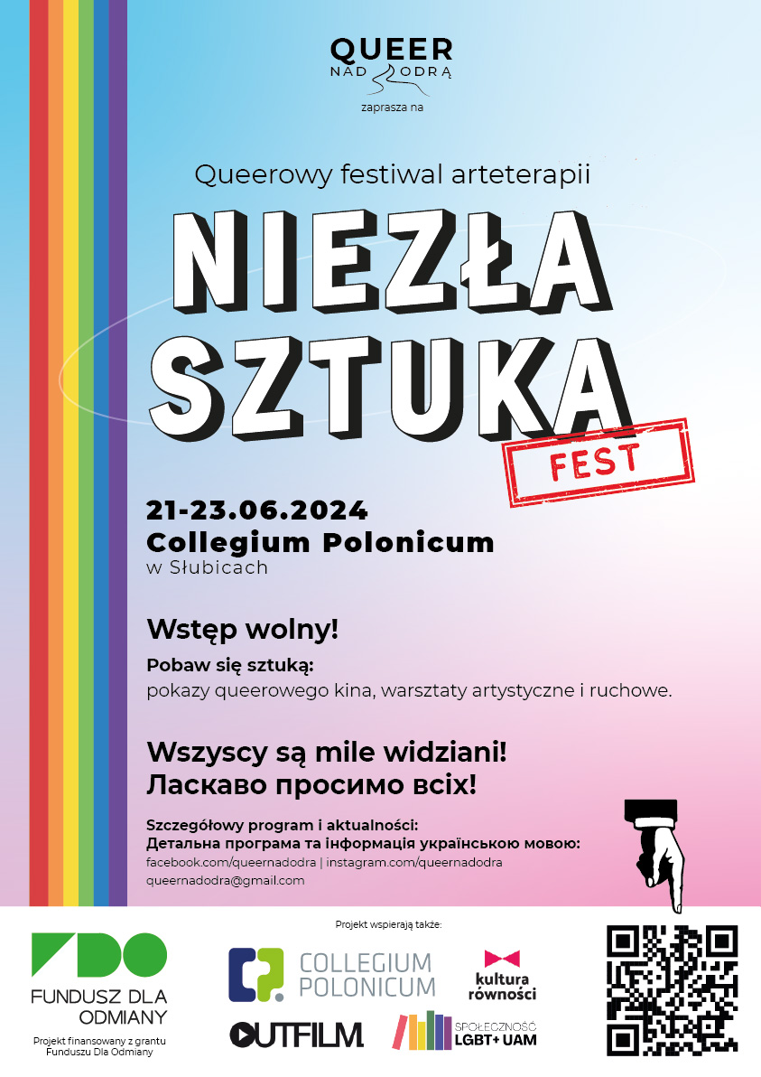 Queerowy festiwal arteterapii „Niezła Sztuka FEST” w Słubicach