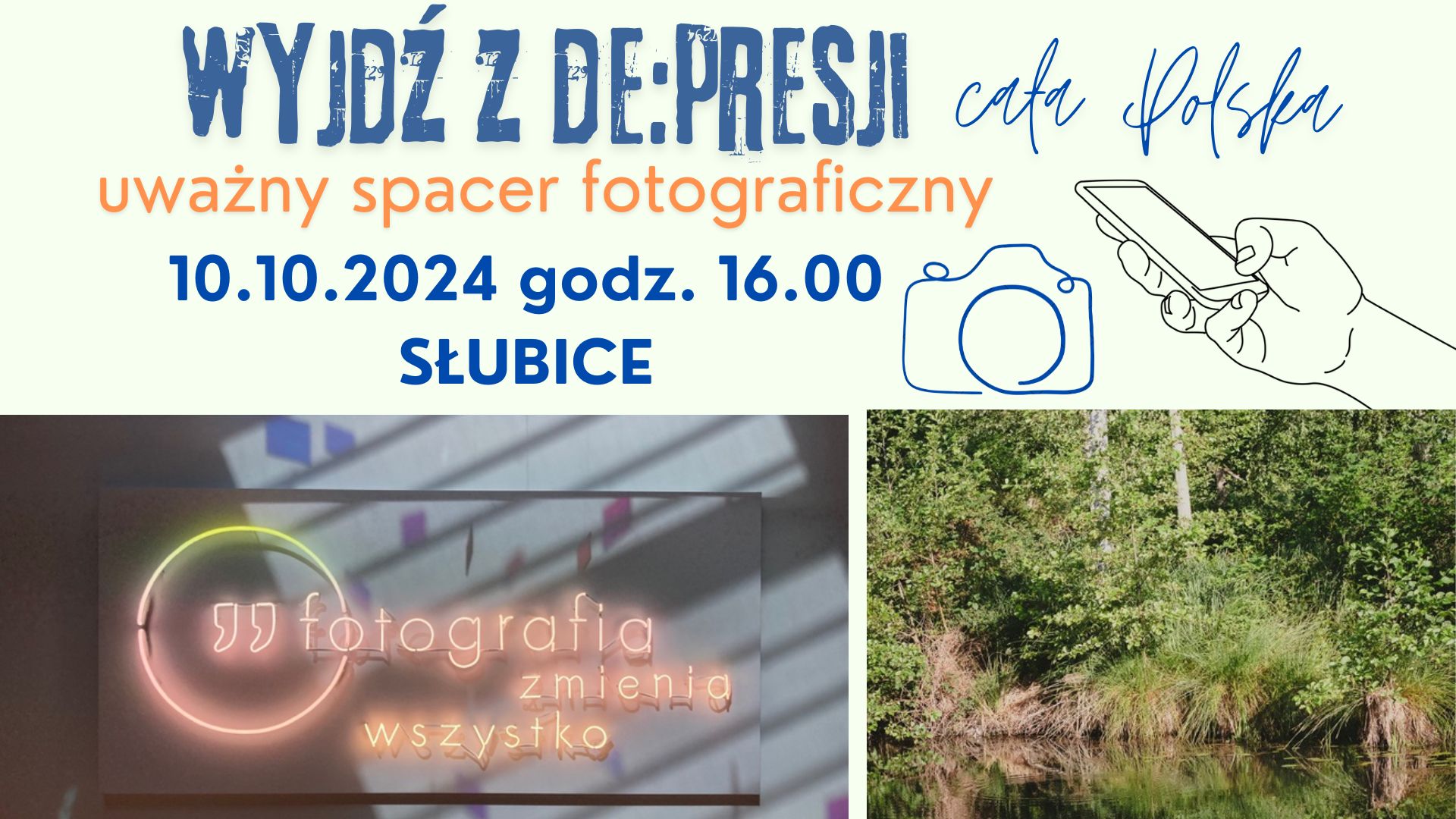 „Wyjdź z De_presji”. Uważny spacer fotograficzny w Słubicach