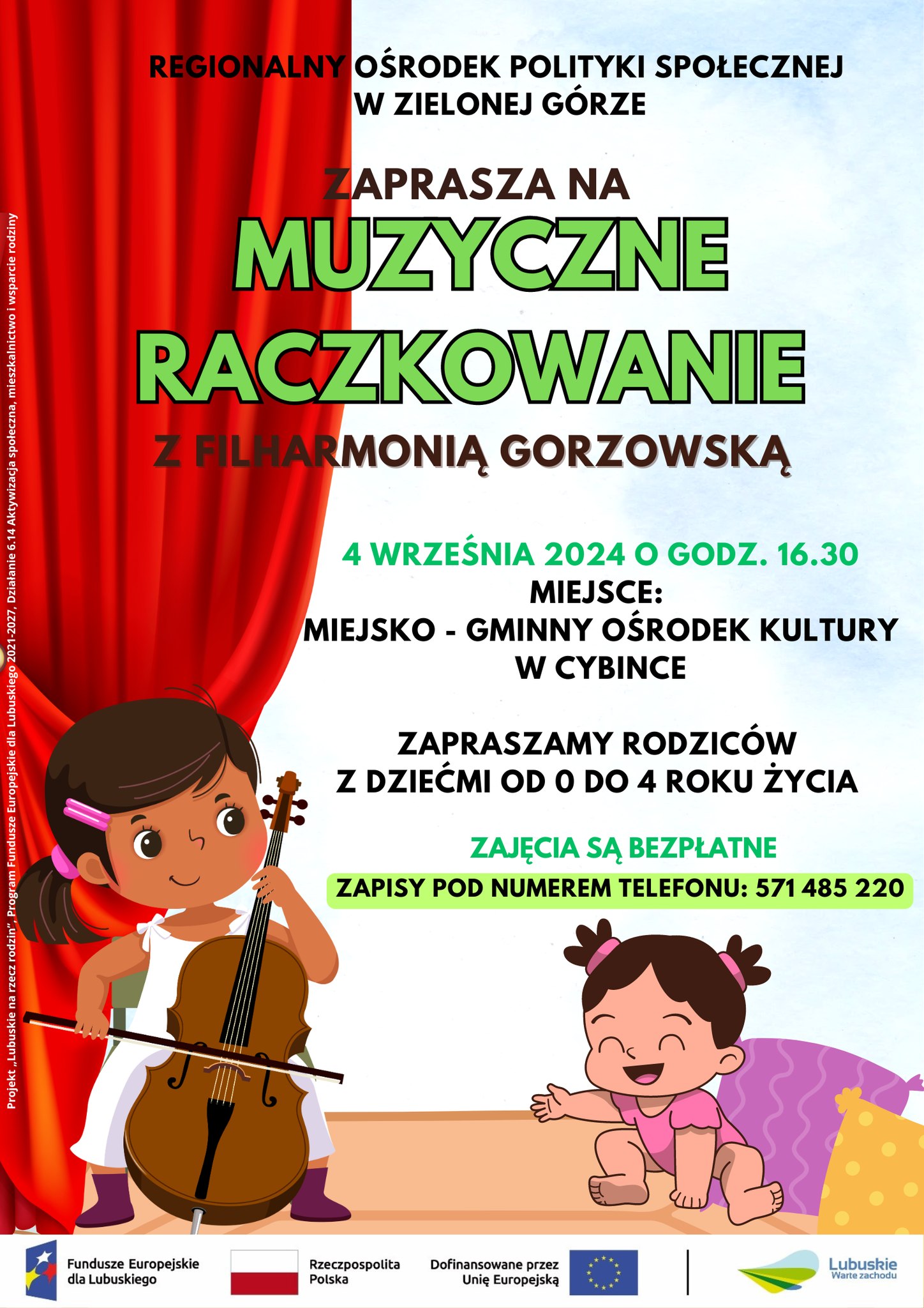 Muzyczne Raczkowanie z Filharmonią Gorzowską