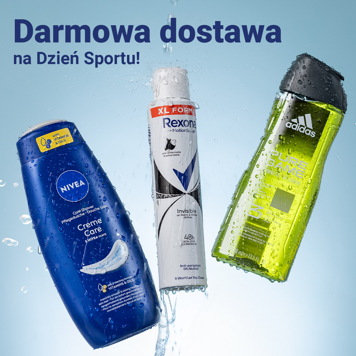 Darmowa dostawa zakupów z Rossmanna z okazji Międzynarodowego Dnia Sportu