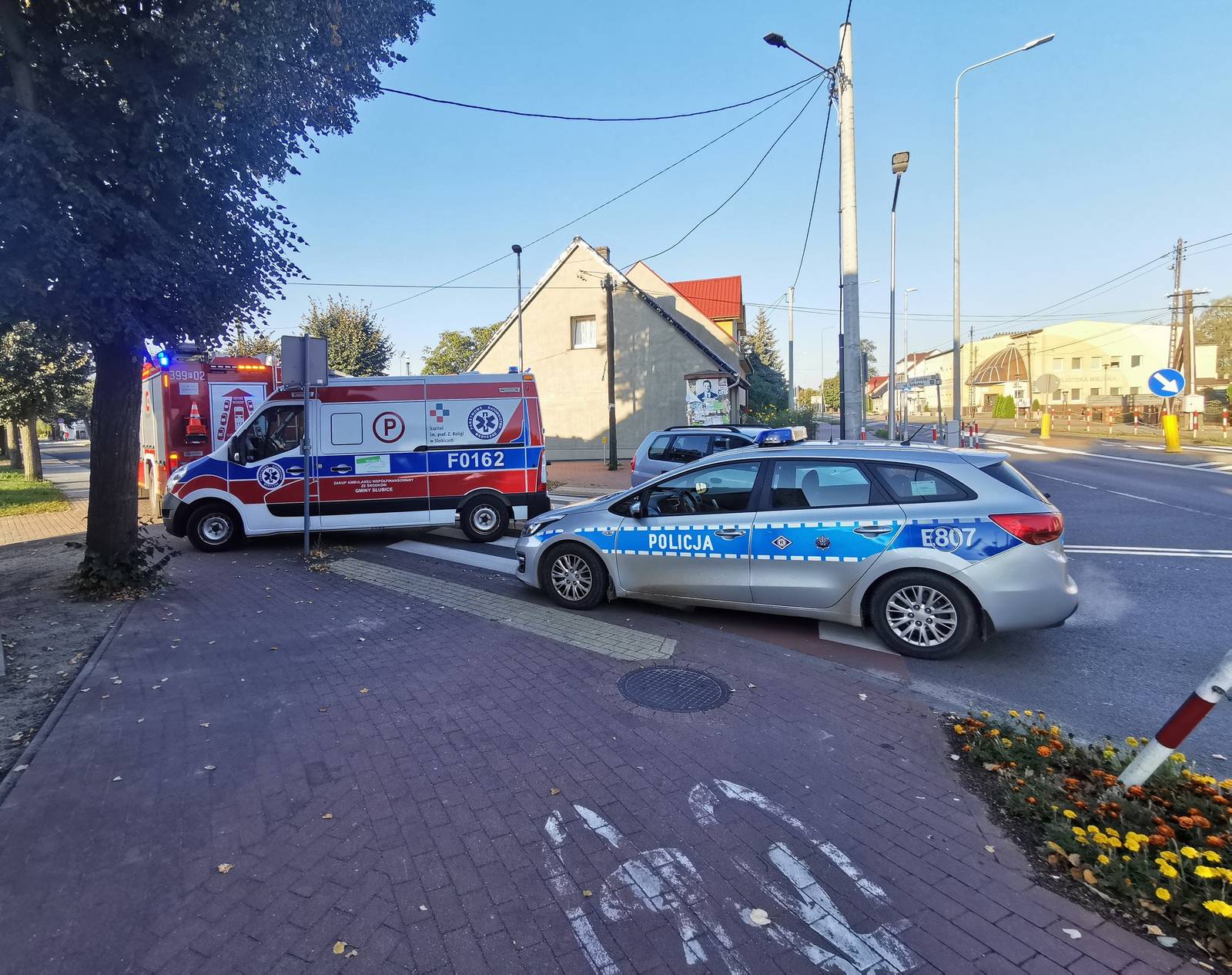 Kolizja na pasach w Cybince