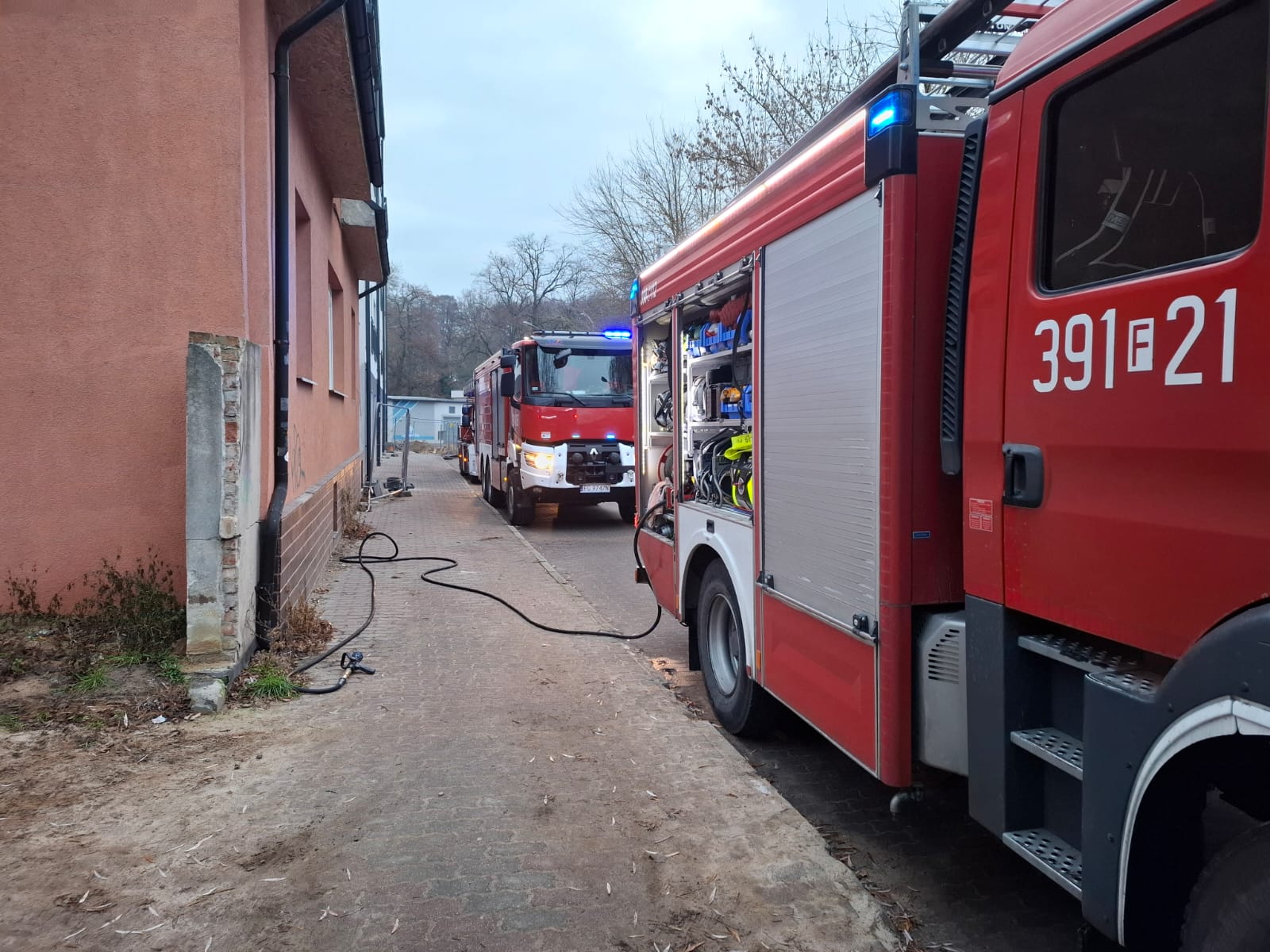Pożar w domu na ul. Wandy w Słubicach