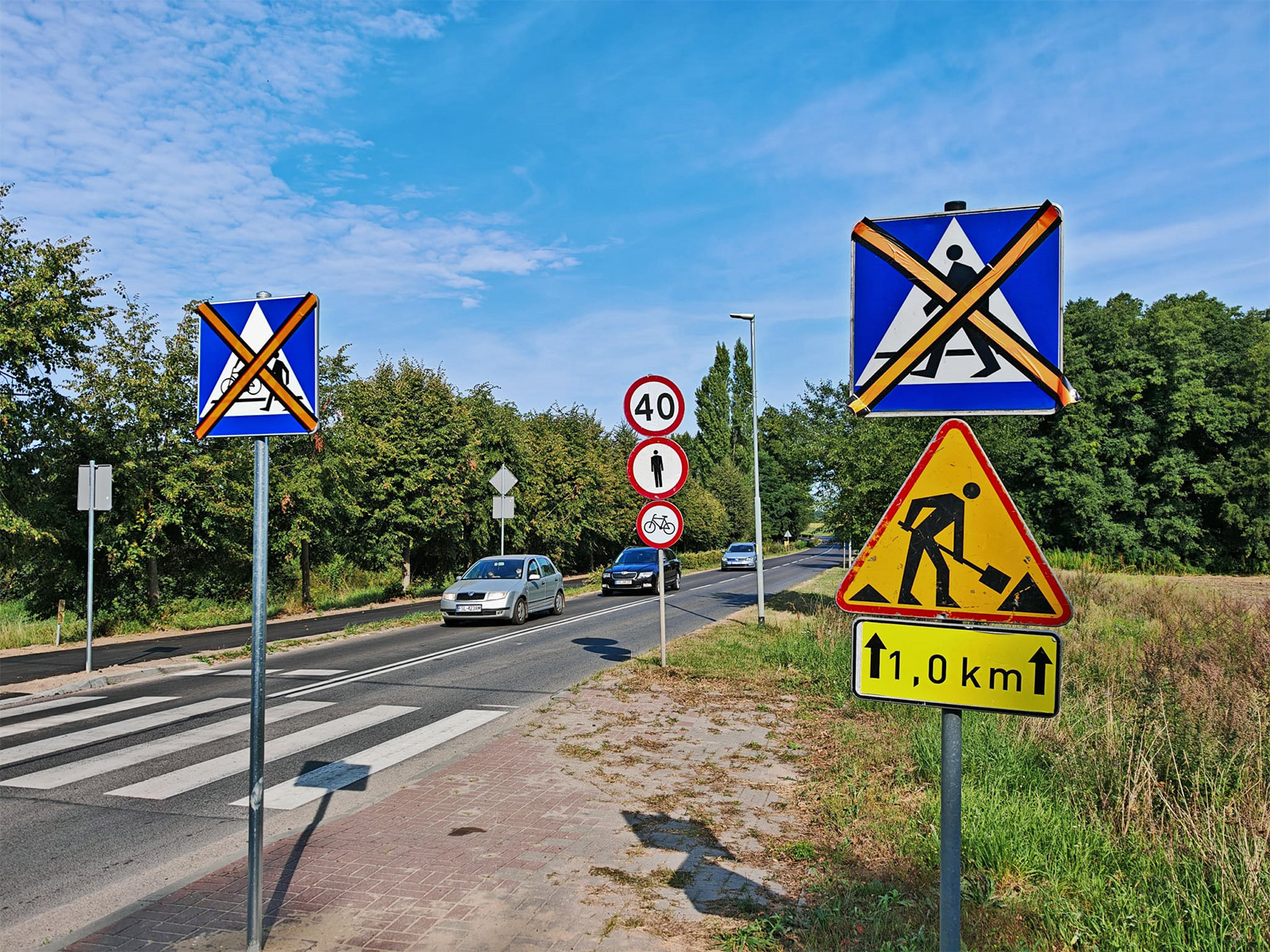 Do zdarzenia doszło na remontowanej ścieżce rowerowej na ul. Rzepińskiej