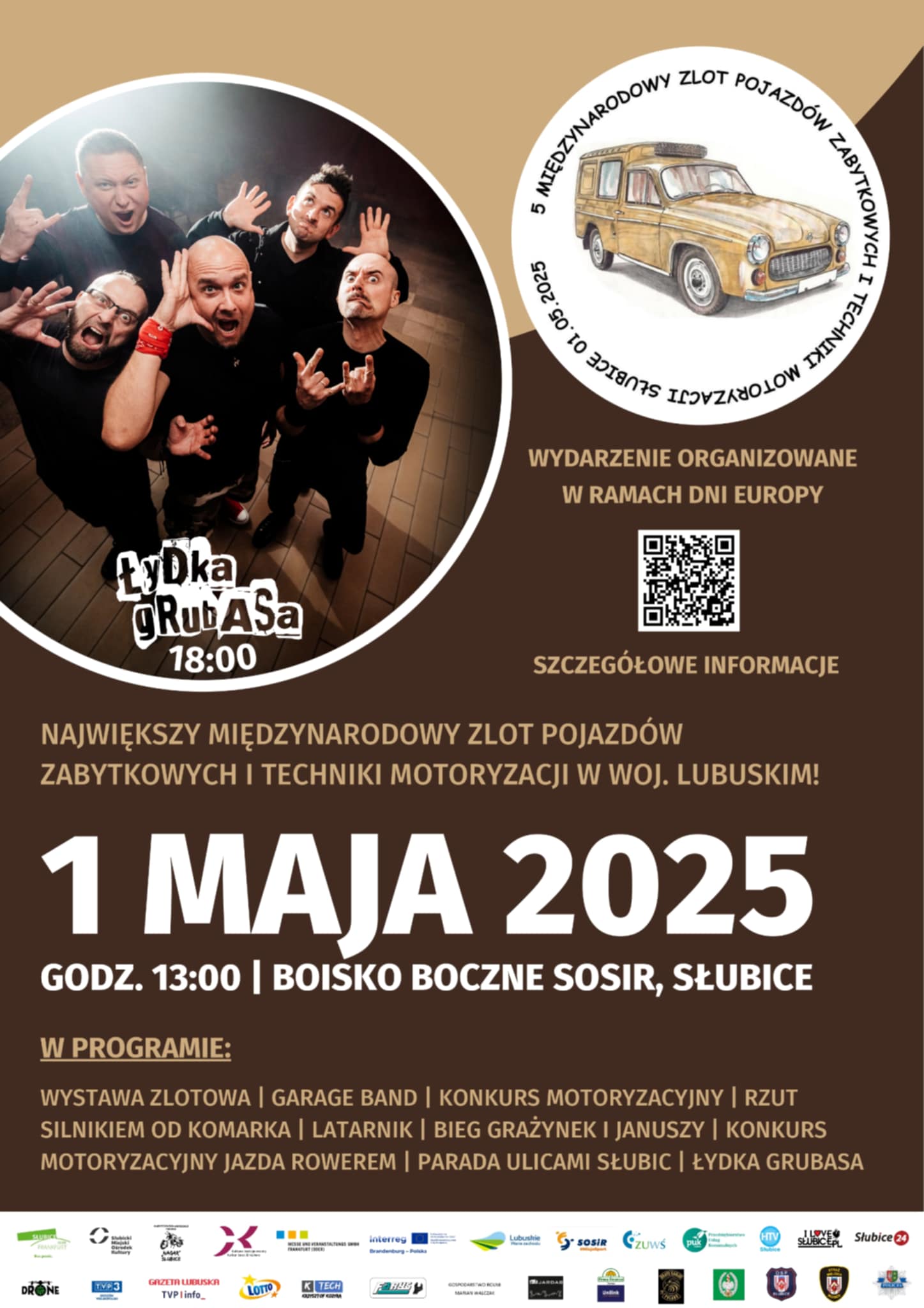 5 zlot zabytkowych pojazdow plakat