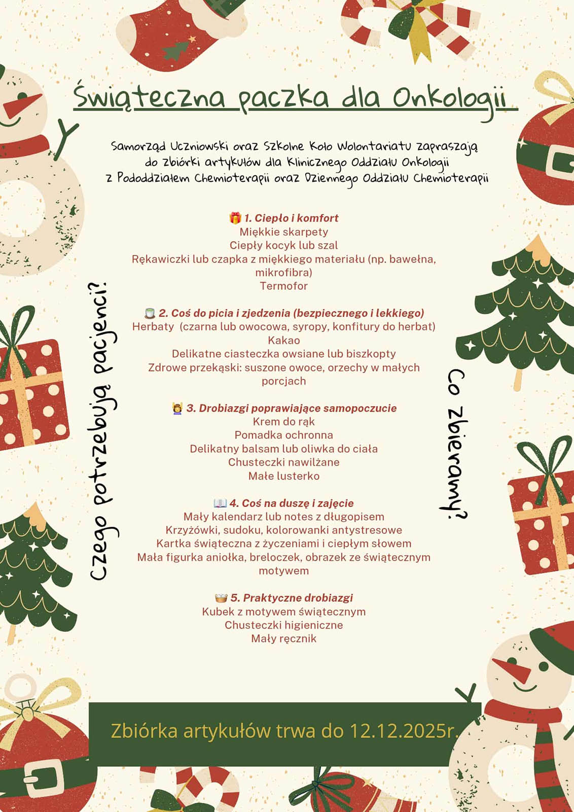 Świąteczna paczka dla Onkologii