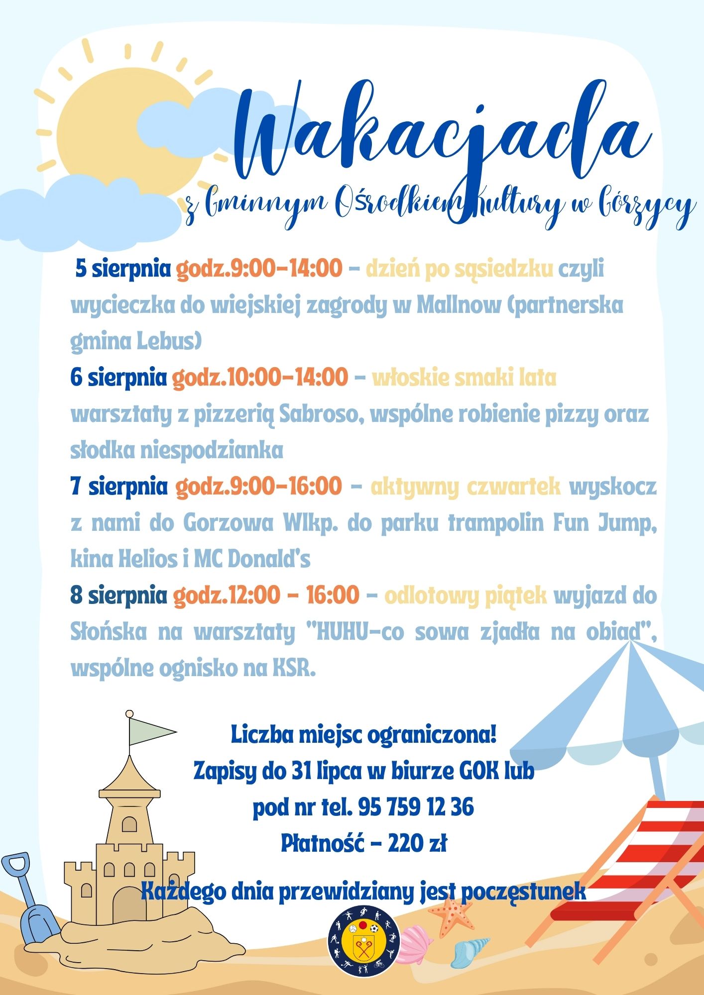 Wakacjada z GOK Górzyca