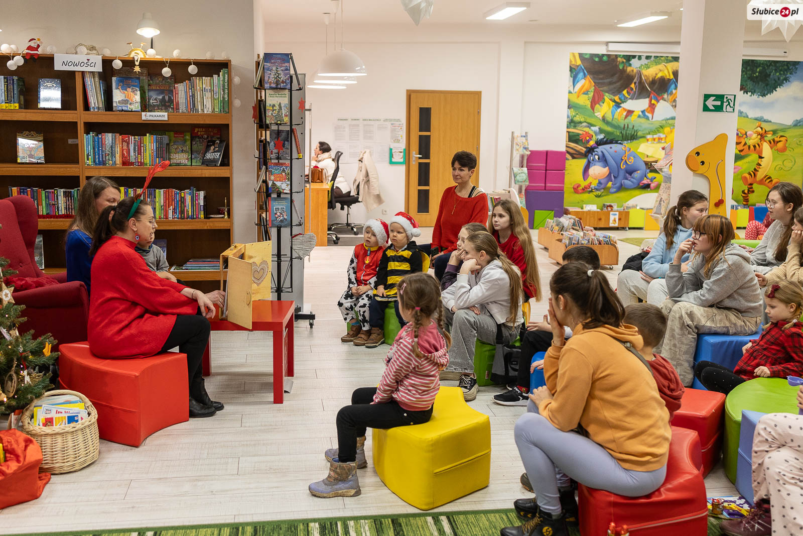 Polsko-niemieckie świąteczne czytanie w słubickiej bibliotece