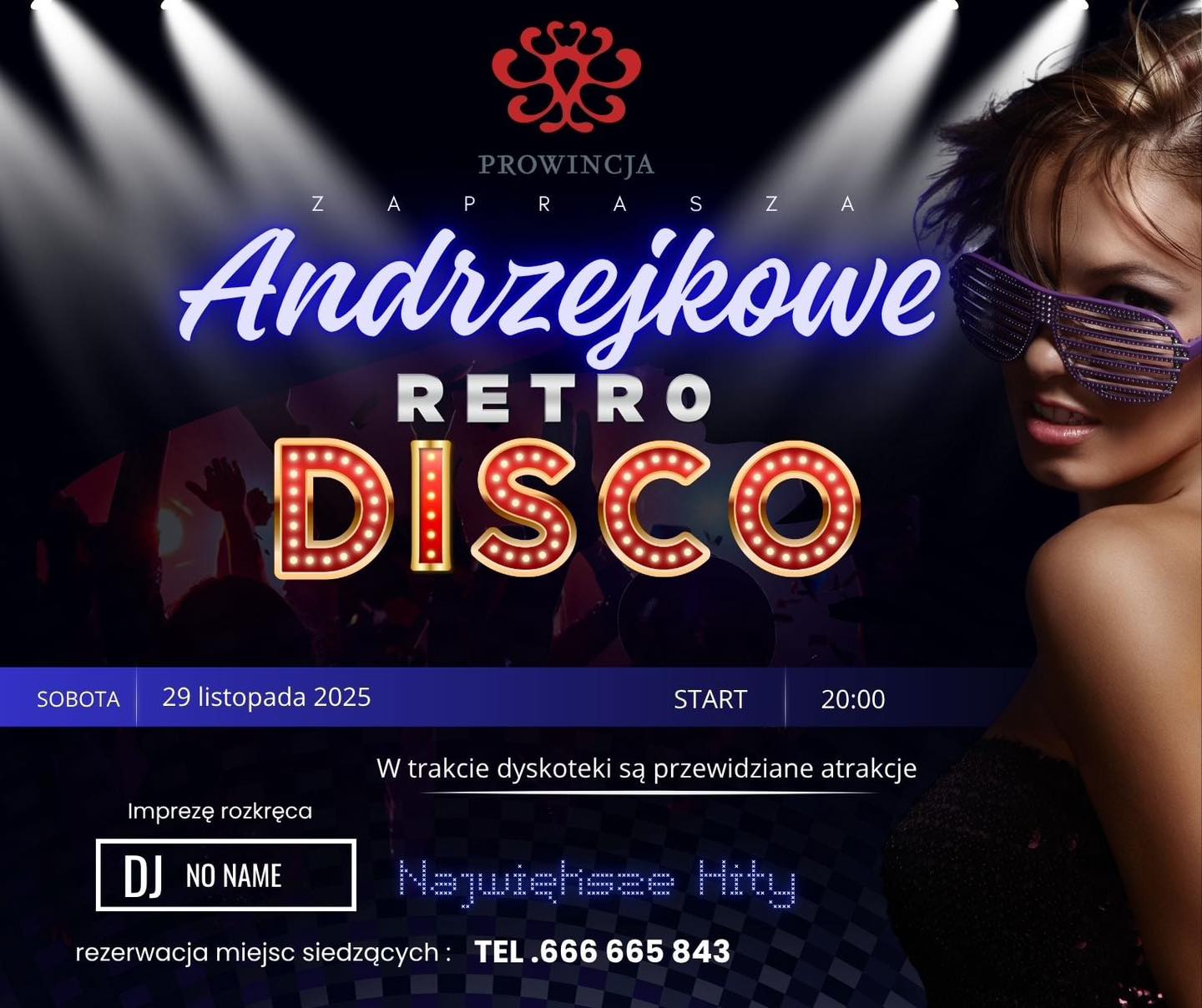 W Klubie Prowincja odbędzie się Andrzejkowe Retro Disco