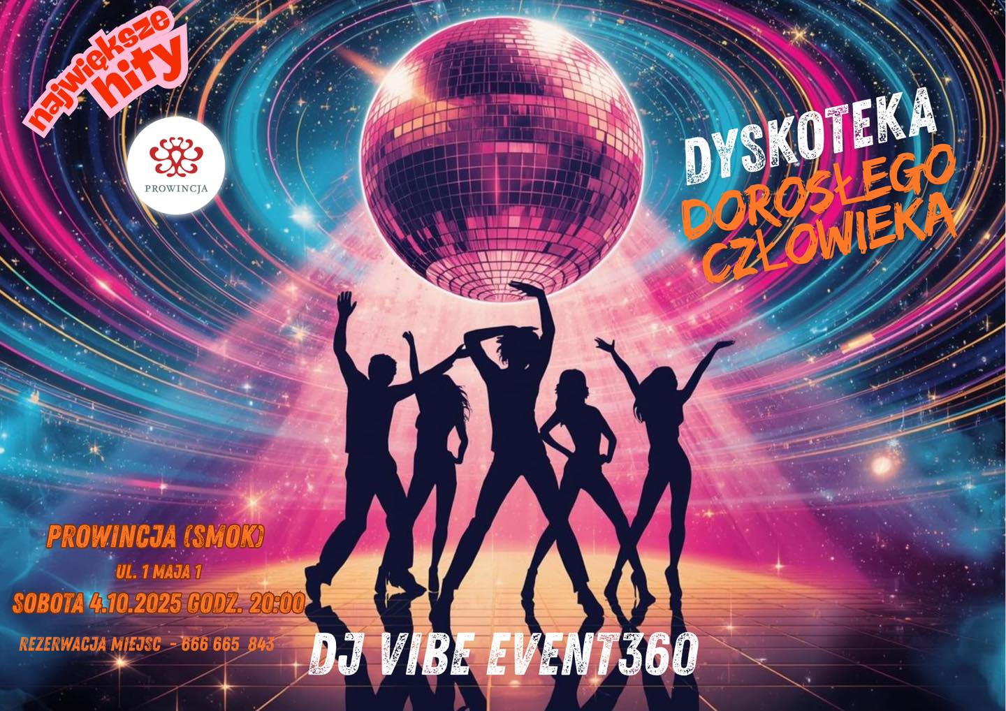 Dyskoteka Dorosłego Człowieka w słubickiej Prowincji