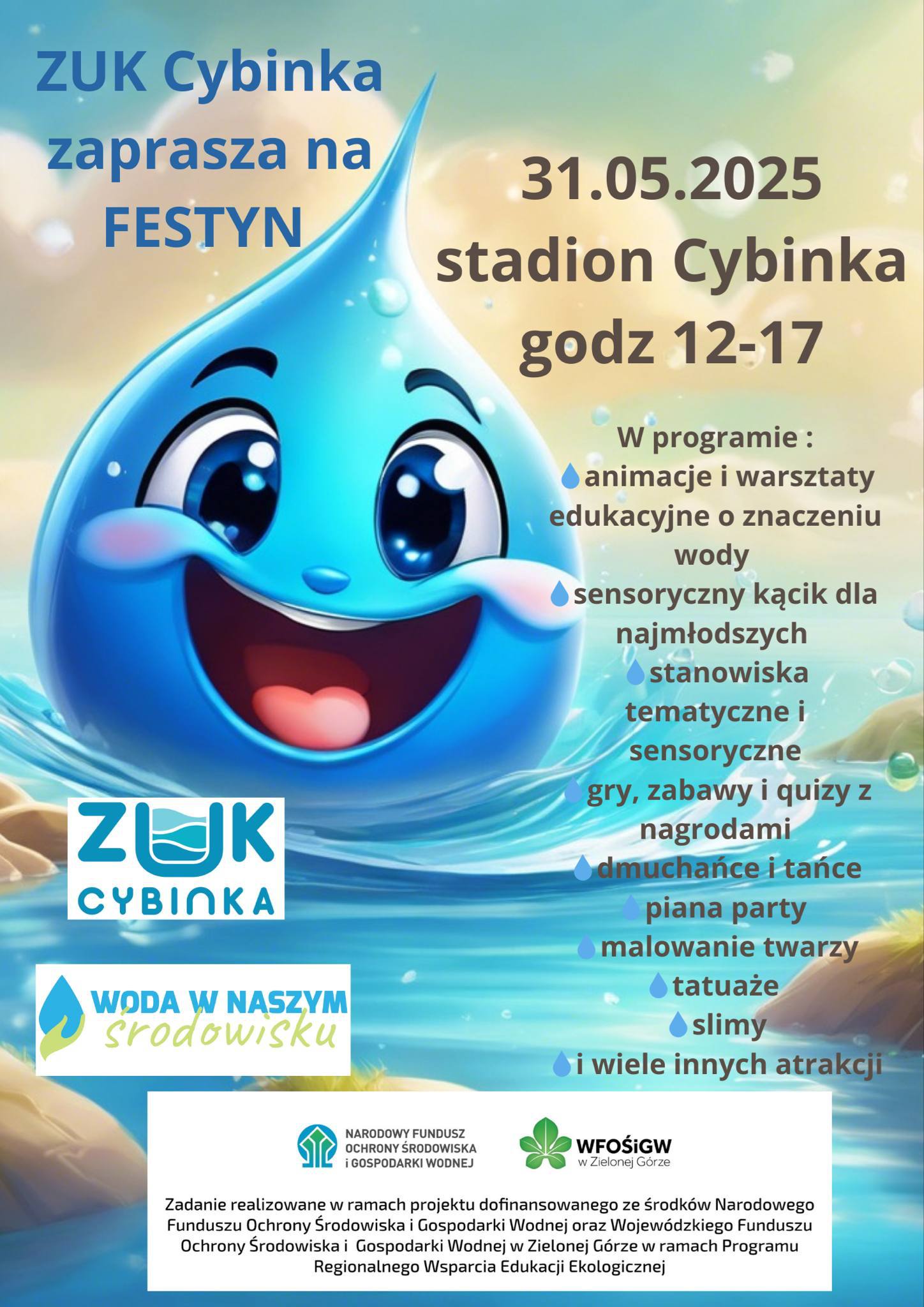 Festyn ekologiczny w Cybince! Piana party, gry, zabawy i konkursy z nagrodami