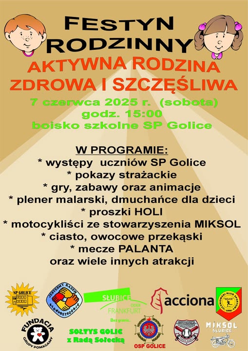 Rodzinny festyn w SP Golice
