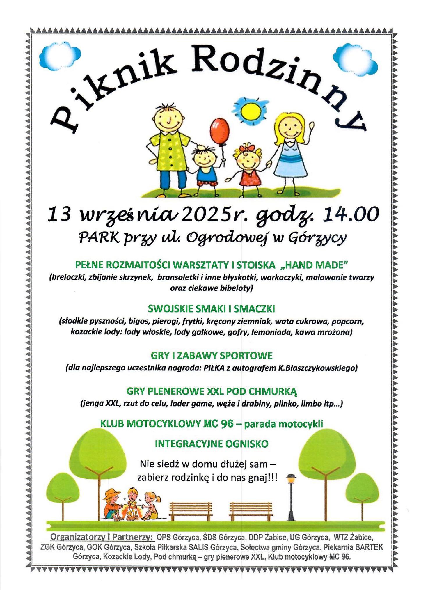 Piknik rodzinny w Górzycy