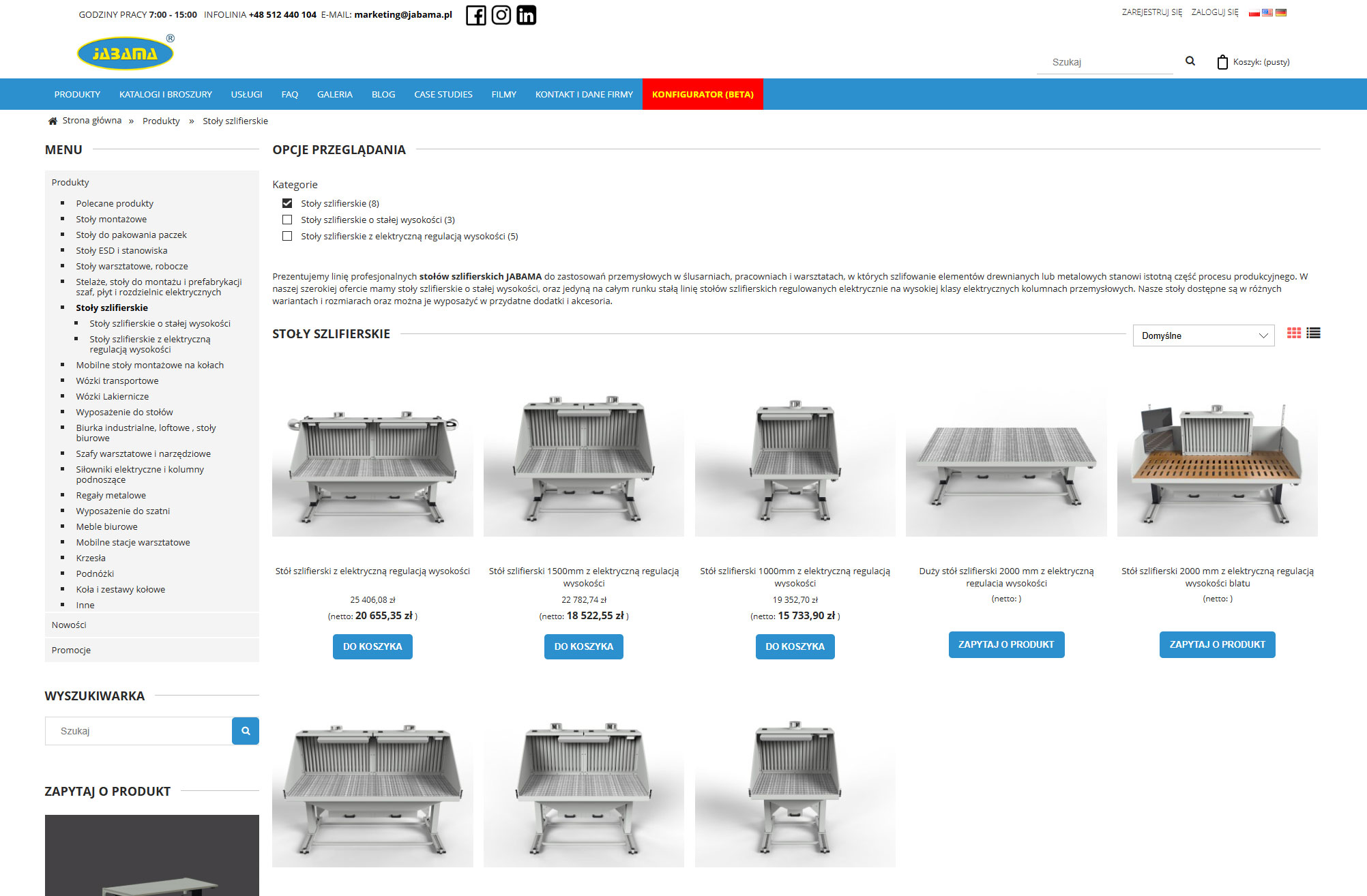 Jakie funkcje powinien mieć nowoczesny stół szlifierski?