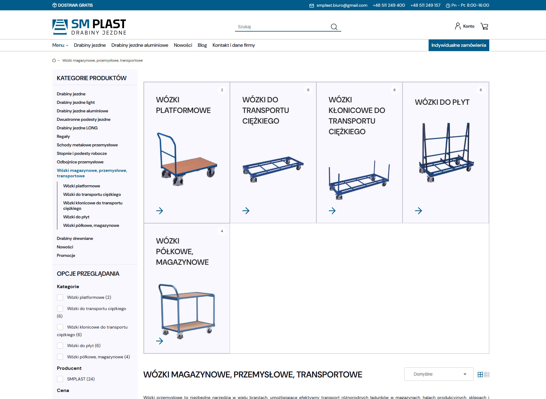 Wózki magazynowe a oszczędność czasu i miejsca w magazynie