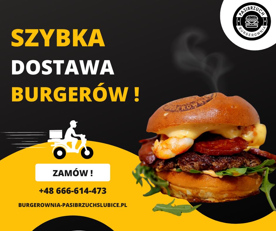 NOWOŚĆ - szybka dostawa burgerów w Pasibrzuchu!