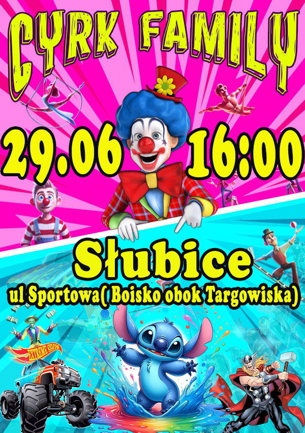 Konkurs! Bilety co Cyrku Family