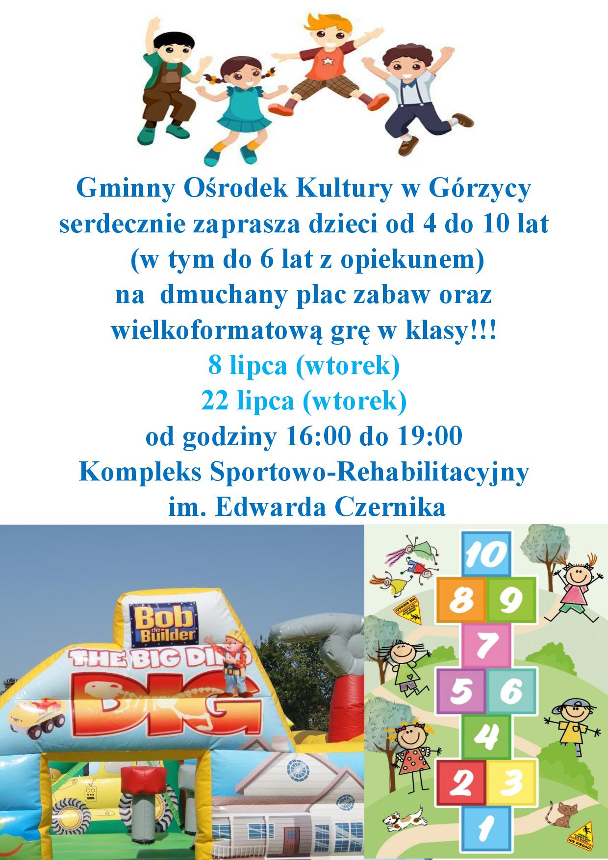 Letnie atrakcje dla najmłodszych w Górzycy