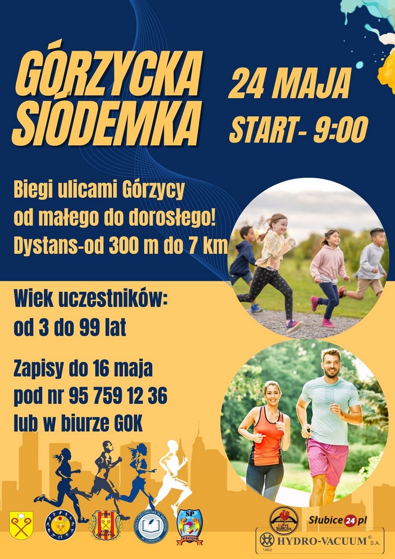 Bieg dla małych i dużych. Górzycka Siódemka już 24 maja