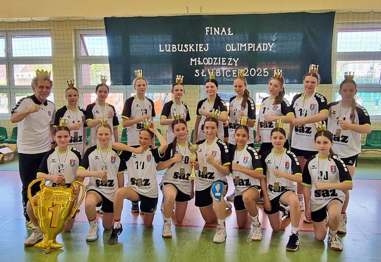 SP1 Słubice mistrzem woj. lubuskiego w piłce ręcznej dziewcząt