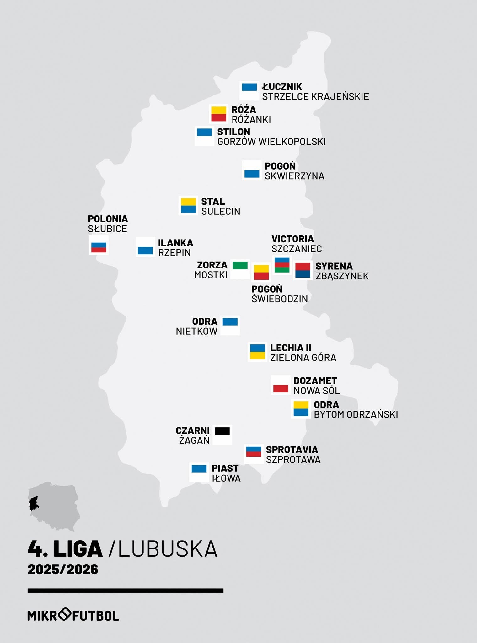 mapka IV liga