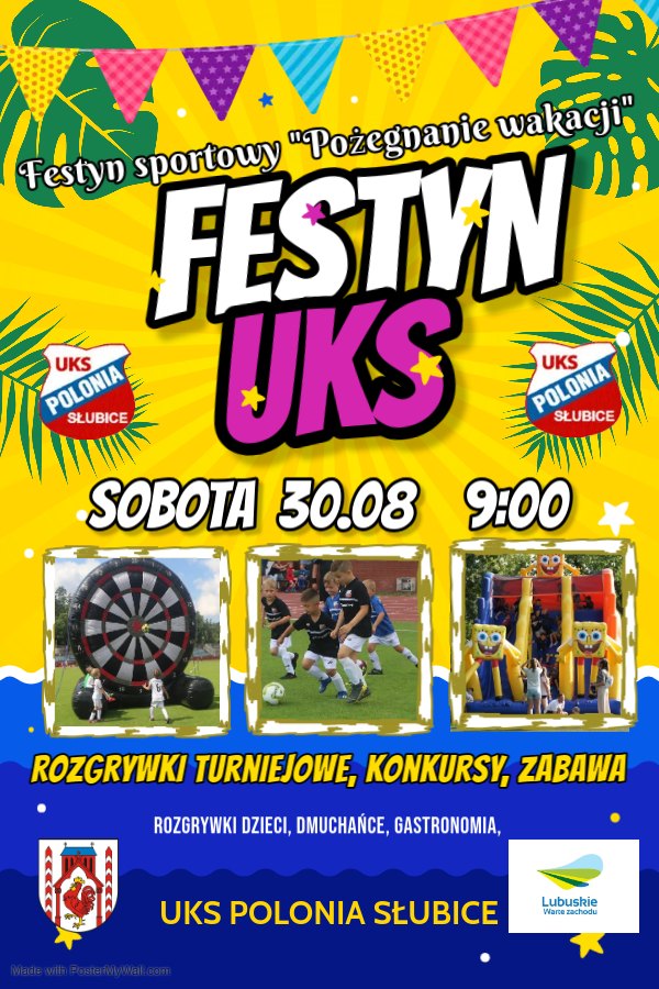 Pożegnaj wakacje na sportowo z UKS Polonia Słubice