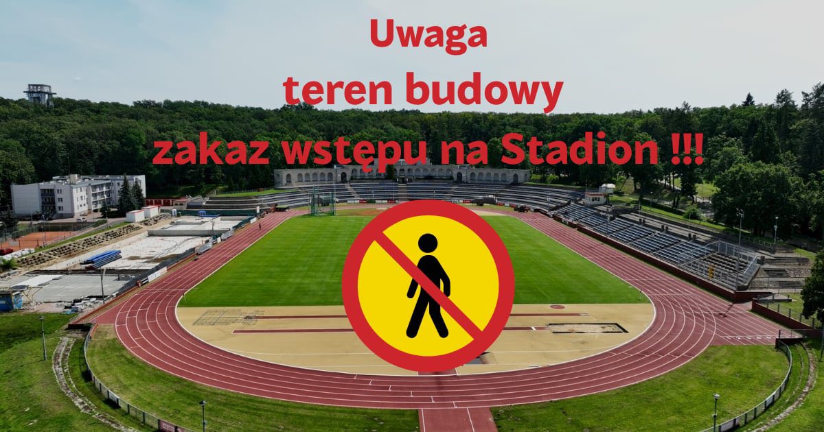 Stadion SOSiR w Słubicach zamknięty. Rozpoczął się remont bieżni