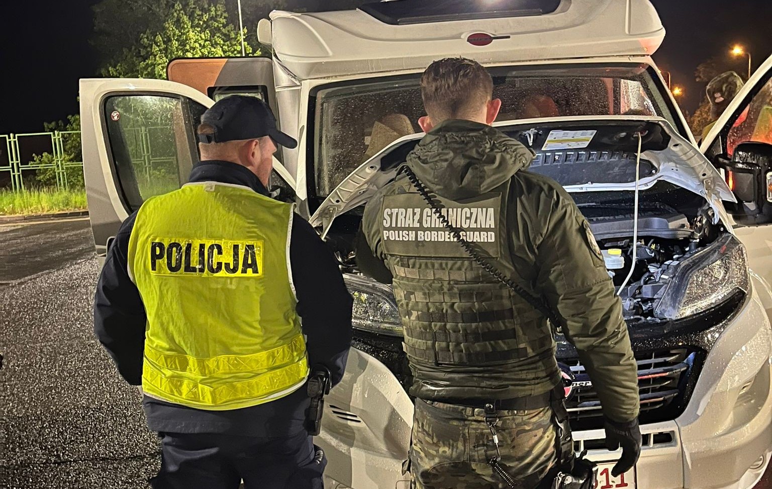Kradzionego kampera ujawniono podczas rutynowej kontroli granicznej