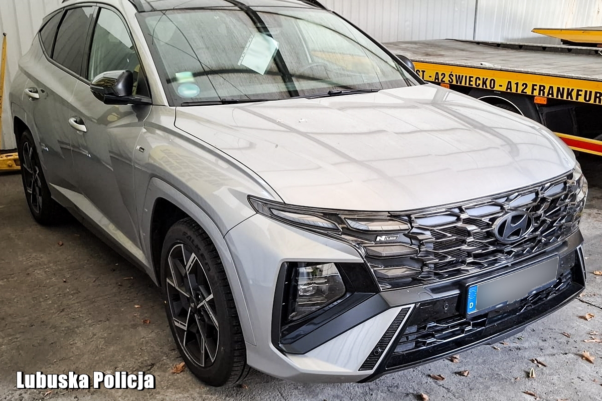 Skradziony Hyundai zatrzymany w Świecku