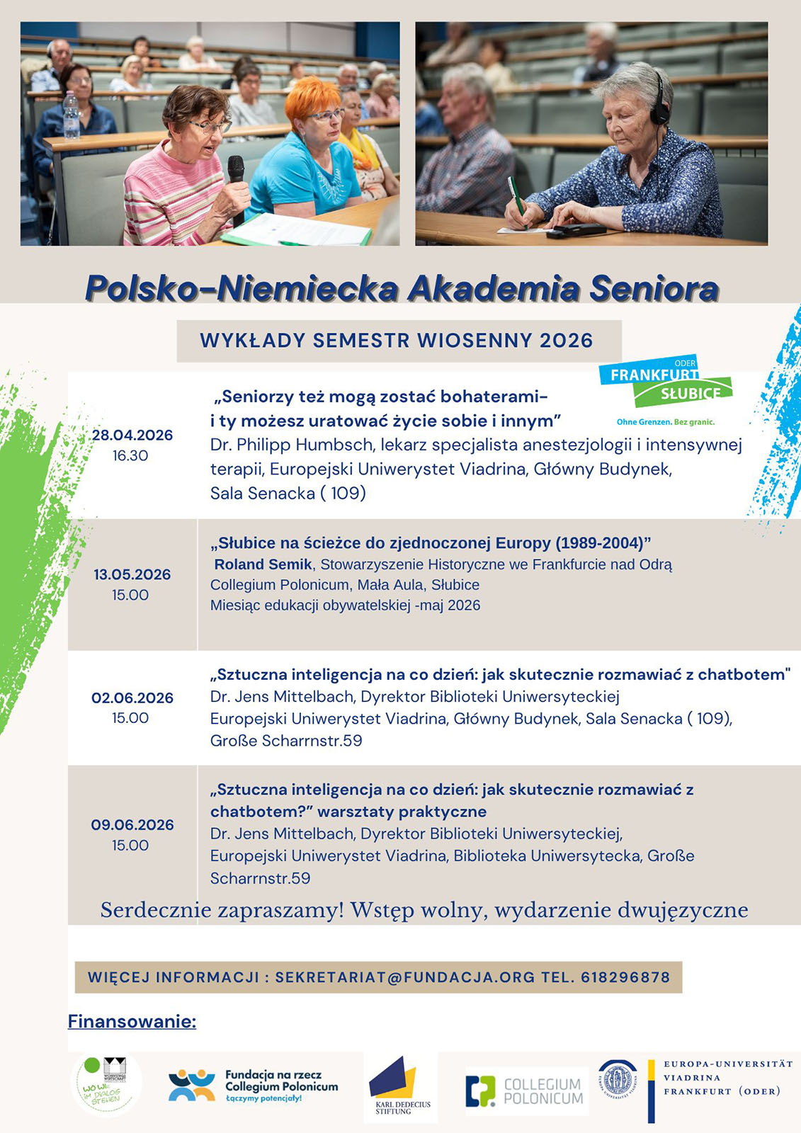 akademia seniora semestr wiosenny