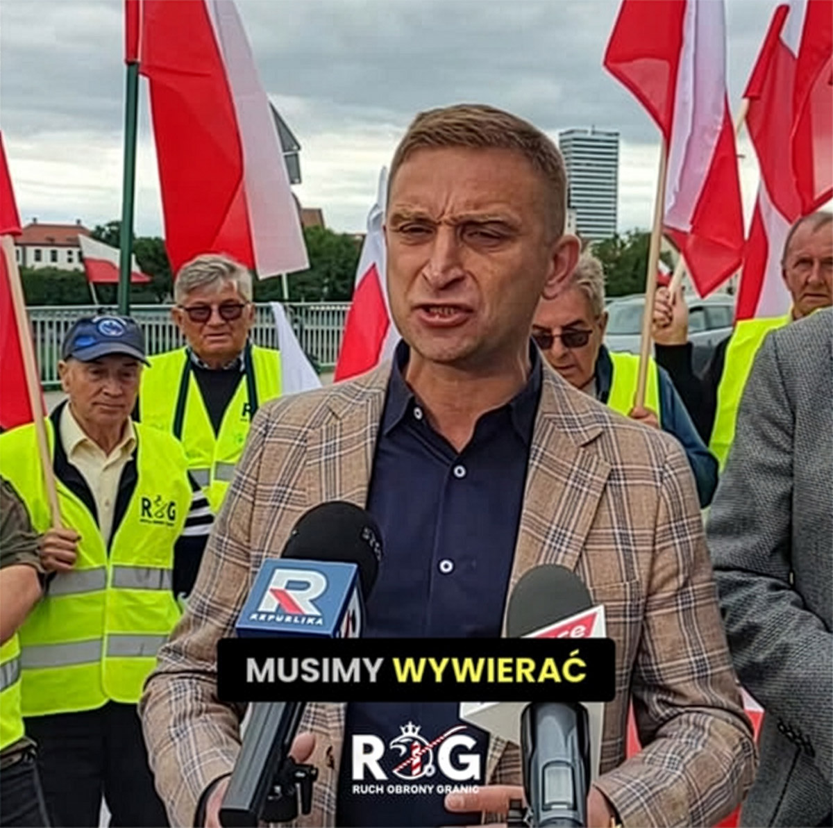 Konferencja Roberta Bąkiewicza w Słubicach
