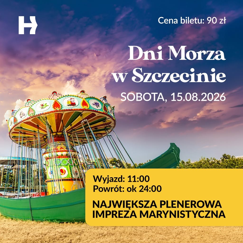 Wakacyjne wyjazdy z Transhandem. Autokar zawiezie cię m.in. na Dni Morza do Szczecina