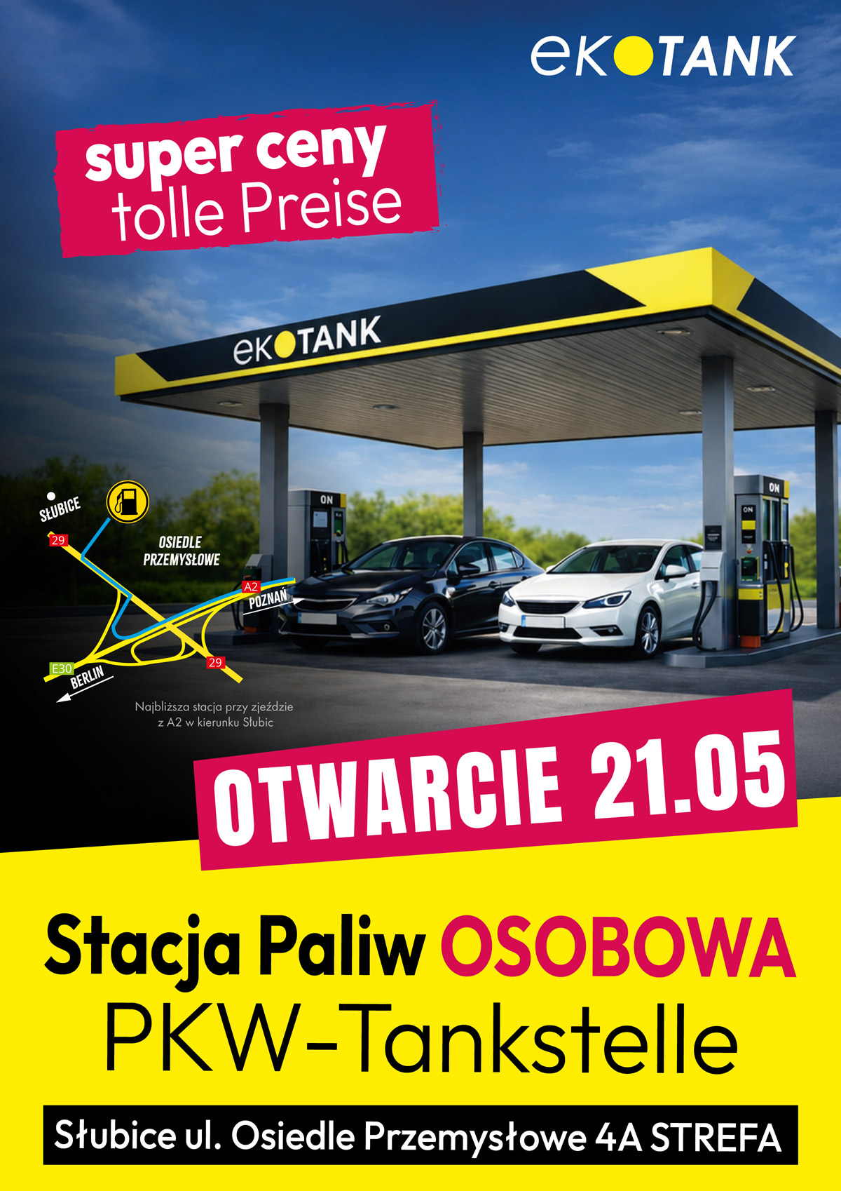 Nowa stacja paliw Eko Tank w Słubicach