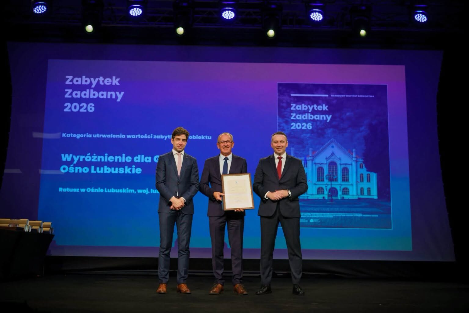 Nagrodę podczas gali w Gdańsku odebrał burmistrz Stanisław Kozłowski