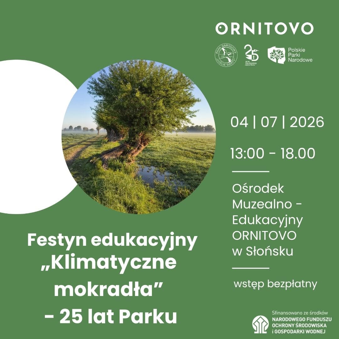 25 lat Parku Narodowego „Ujście Warty”. W Słońsku odbędzie się festyn „Klimatyczne mokradła”