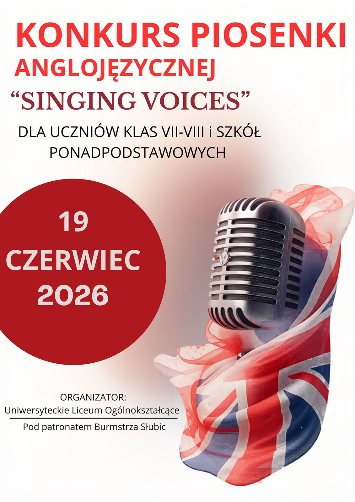 Młodzi wokaliści zaśpiewają po angielsku. ULO organizuje konkurs „Singing Voices”