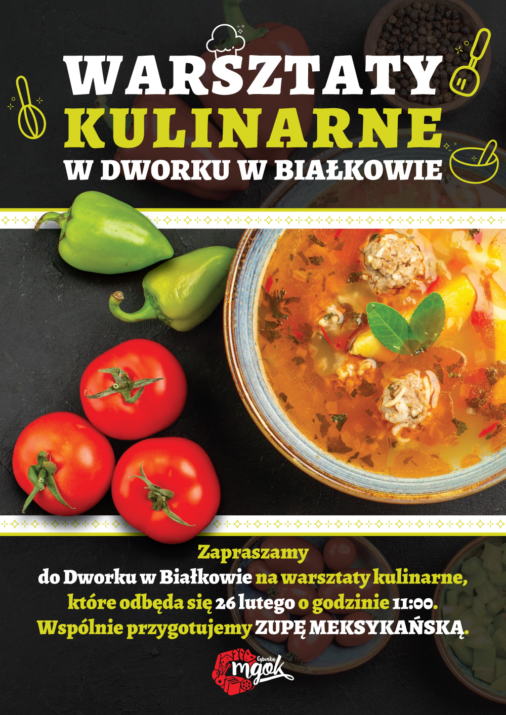 Warsztaty kulinarne w Dworku w Białkowie