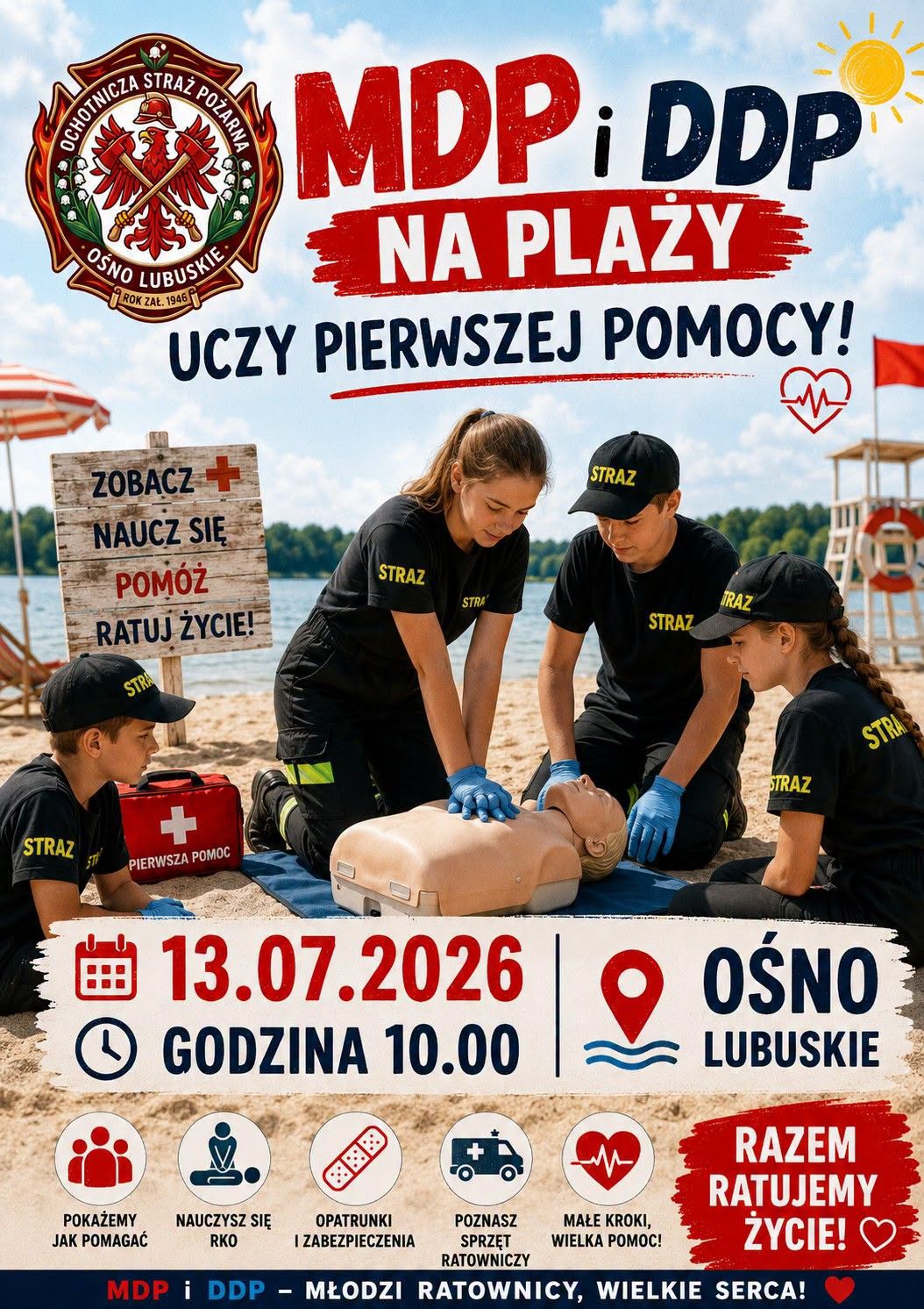 nauka pierwszej pomocy osno