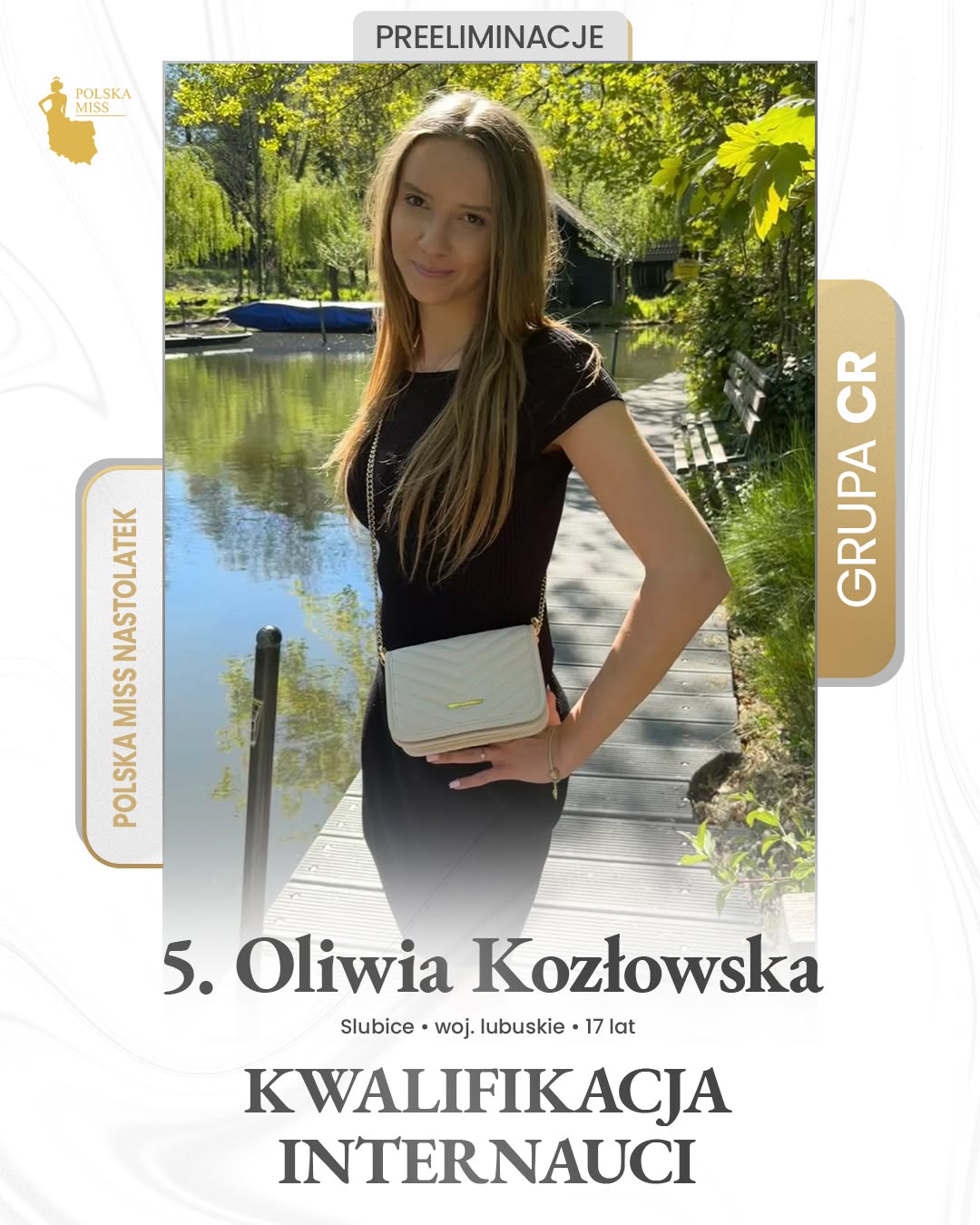 17-letnia Oliwia Kozłowska bierze udział w konkursie Polska Miss Nastolatek