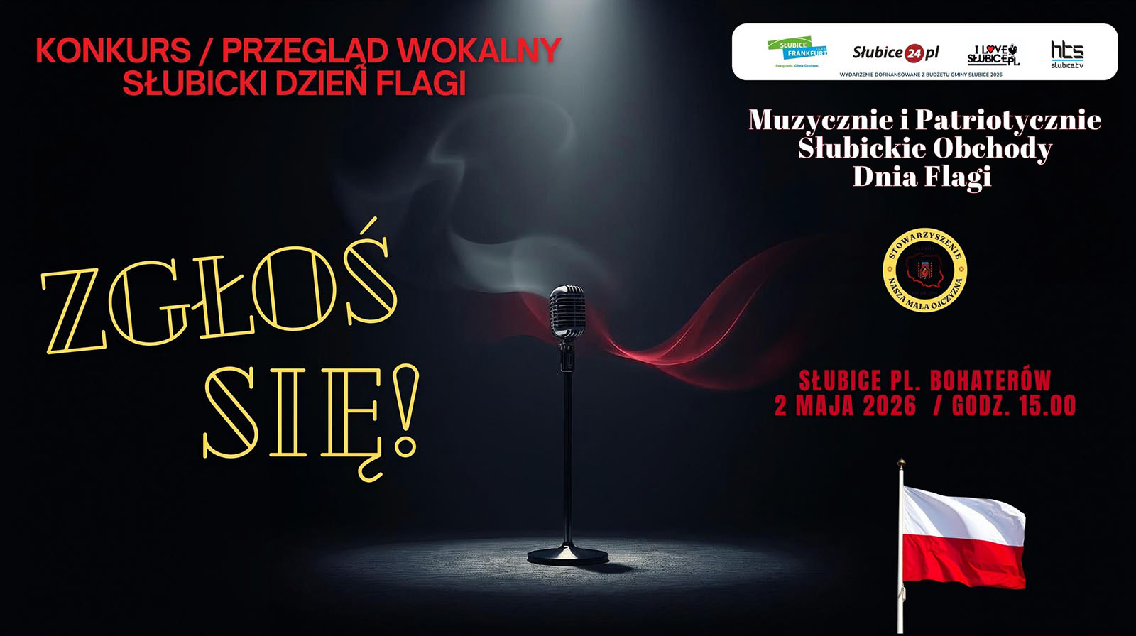 Konkurs wokalny podczas Słubickiego Dnia Flagi