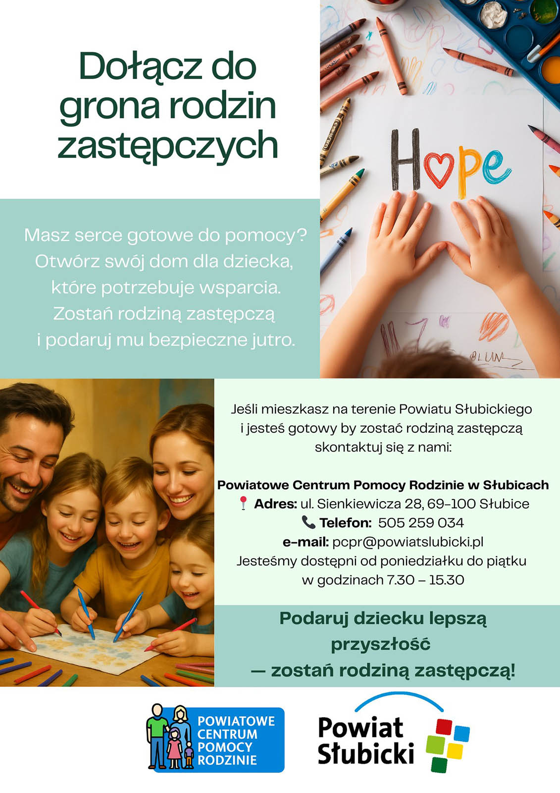 PCPR w Słubicach szuka kandydatów na rodziny zastępcze