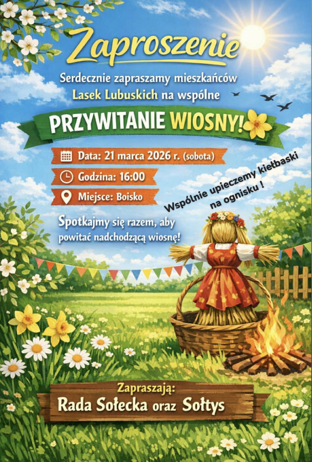 Mieszkańcy Lasek Lubuskich wspólnie przywitają wiosnę